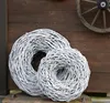 Rustikaler Lianen-Kranz in weiß 65 cm – Handgefertigte Produktbild-Vorschau 6