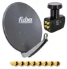 Fuba Set 4 Teilnehmer SAT Anlage DAA 650 A PremiumX Quad Produktbild-Vorschau 1