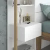 CALICOSY - Tête de lit avec niches et chevets pour lit 140 Voir les images du produit 8
