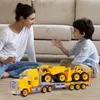 Malplay camion set rimorchio con 2 veicoli da costruzione Anteprima dell’immagine prodotto 5