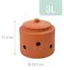Compostier à vers Relaxdays à enterrer, 3 L, tour à vers Voir les images du produit 4