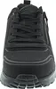 A front view of a black Skechers Umo Lite sports shoe. Voir les images du produit