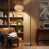 lampadaire 183cm Salon avec abat-jour en rotin, Lampadaire Voir les images du produit 12
