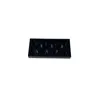 A black LEGO brick with three circular indentations on a white background. Anteprima dell’immagine prodotto