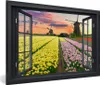 MuchoWow® MuchoWow® Gerahmtes Poster Aussicht - Tulpen - Produktbild-Vorschau 1