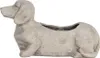 Clayre & Eef Blumentopf 24x9x13 cm Grau Stein Produktbild-Vorschau 1
