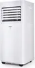 A white portable air conditioner with a logo on the front. Produktbild-Vorschau