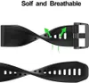 Strap-it Garmin Fenix 7s Silikonarmband (Schwarz) Produktbild-Vorschau 5
