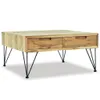 Couchtisch 80x80x40 cm Massivholz Teak Produktbild-Vorschau 2