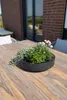 VIVANNO Dekoschale Fiberglas ESCADA LOW Schale, Anthrazit Produktbild-Vorschau 3