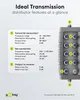 Sat multiprepínač 9 vstupov/12 výstupov Náhľad obrázku produktu 6