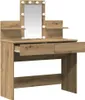 vidaXL Schminktisch Artisan-Eiche 100 x 40 x 130 cm Produktbild-Vorschau 3