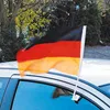 2x Auto-Deutschland-Fahne 45x30cm Autofahne Flagge Wimpel Produktbild-Vorschau 2