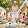 Outsunny camping wastafel, handwasbak met opvangbak voor Productafbeelding-voorbeeld 2