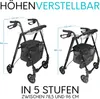 mobility-plus Rollator IR10+, schmal, faltbar, Produktbild-Vorschau 6