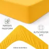 Strauss Home® Premium Spannbettlaken – 160 g/m² Gekämmte Produktbild-Vorschau 4