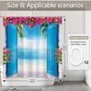 Rideau de douche pour salle de bains imperméable motif Voir les images du produit 4