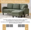 Merax L-vormige hoekbank met chaise longue, 3-zits bank met Productafbeelding-voorbeeld 6