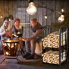 Ikodm Kaminholzregal Brennholzregal mit 4-teiligem Produktbild-Vorschau 11