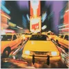 Leinwandbild taxi in der großstadt 30x30 cm Feeby gelb Produktbild-Vorschau 3