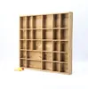 Woodweaver Etagère en bois | 28 compartiments | 45x40x3,5cm Voir les images du produit 3