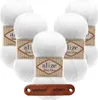 5 x ALIZE Baby Best 55 White mit Label Produktbild-Vorschau 1