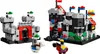 Two LEGO castles and two LEGO figures are displayed against a white background. Produktbild-Vorschau