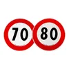 Kennzeichnung Geschwindigkeitsbegrenzung 70 und 80 km/h Produktbild-Vorschau 1