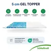 GELSCHAUM-Topper 100 x 200 mit atmungsaktivem Bezug – Produktbild-Vorschau 5