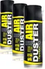 3x400ml Oputec Air Duster Tastatur Reiniger - Produktbild-Vorschau 1