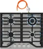 Klarstein Turbocast Plaque De Cuisson Gaz, 4 Brûleurs, Inox Voir les images du produit 1