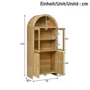 Sideboard mit Bogendecke, Vitrine mit Glastüren & Produktbild-Vorschau 4