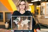 MuchoWow® Laptop Aufkleber Sticker Cover Weltkarte - Holz - Produktbild-Vorschau 5
