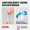tesa Powerstrips Vario-gordijnhaakjes - 1 set van 4 stuks - Productafbeelding-voorbeeld 6