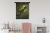 MuchoWow® Wandteppich Wandbehang Dinosaurier - Pflanzen - Produktbild-Vorschau 2