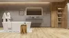 Termosifone elettrico da bagno con bracci mobili cromato Anteprima dell’immagine prodotto 6