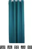 Verdunkelungsvorhang Ösen 300 x 245 cm Petrol Vorhang Produktbild-Vorschau 7