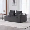 STILVORA Cord-Zweisitzer Sofa mit Rückenkissen, Loungesofa Produktbild-Vorschau 3