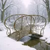 DanDiBo ponte da giardino in metallo con ringhiera antica Anteprima dell’immagine prodotto 10