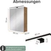 Planetmöbel ARIA Spiegelschrank für das Bad 60 cm mit Produktbild-Vorschau 7