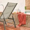Set 2 lettini prendisole in acciaio multiposizione, Verde Anteprima dell’immagine prodotto 8