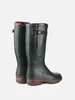 A pair of green rubber boots on a white background. Produktbild-Vorschau