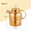 Wilmax Thermoglas-Teekanne 1600 ml Gold WL-888811003/A Produktbild-Vorschau 3