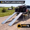 COSTWAY 2-delige set oprijplaten, inklapbaar, laadplaten Productafbeelding-voorbeeld 3