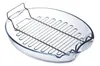 Pyrex Ovale Ofenplatte aus Glas 39x27 cm + Grillrost - Produktbild-Vorschau 1