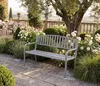 Gartenbank MCW-F43, Bank Parkbank Sitzbank, 2-Sitzer Produktbild-Vorschau 8