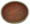Bonsai-Schale mit Unterteller Gr. 4 - Oliv-Braun - oval - Produktbild-Vorschau 3