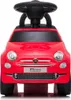A red Fiat 500 ride-on toy car for children, shown from the front. Produktbild-Vorschau