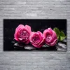Glasbilder 120x60 Wandbild Druck auf Glas Rosen Steine Produktbild-Vorschau 2