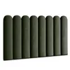 Čalouněný plotový panel 20 cm x 80 cm Khaki Náhled obrázku produktu 4